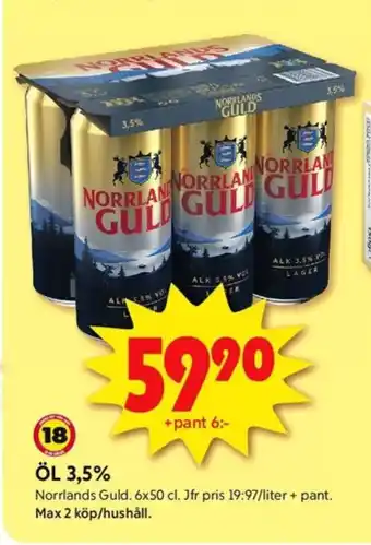 ICA Kvantum Guld öl erbjuda