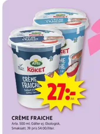 ICA Kvantum Arla köket crème fraiche erbjuda