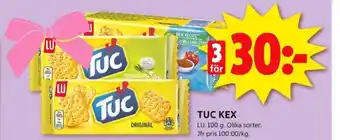 ICA Kvantum Tuc smörgåskex erbjuda