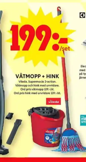 ICA Maxi Vileda moppset erbjuda