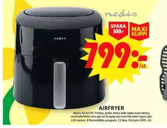 ICA Maxi Nedis airfryer erbjuda