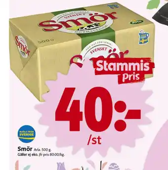 ICA Nära Svenskt smör erbjuda
