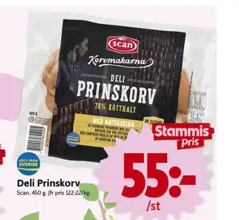 ICA Nära Scan deli prinskorv erbjuda