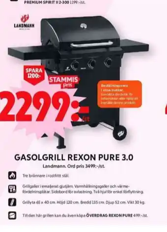 ICA Maxi Landmann gasolgrill erbjuda