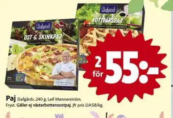 ICA Nära Dafgårds matpajer erbjuda