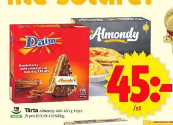 ICA Supermarket Almondy tårtor erbjuda