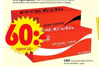 ICA Supermarket Coca cola läskedryck erbjuda