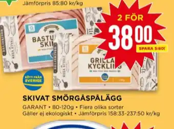 Willys Garant skinka erbjuda
