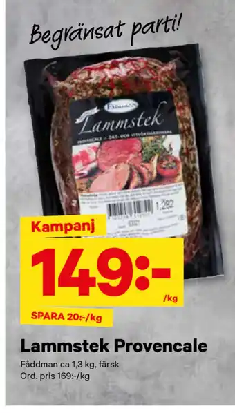 City Gross Lammstek Provencale erbjuda
