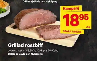 City Gross Grillad rostbiff erbjuda