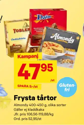 City Gross Frysta tårtor erbjuda