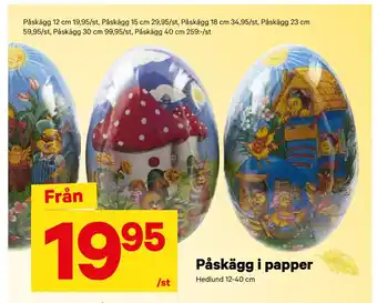 City Gross Påskägg i papper erbjuda