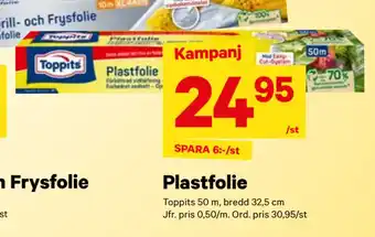 City Gross Plastfolie erbjuda