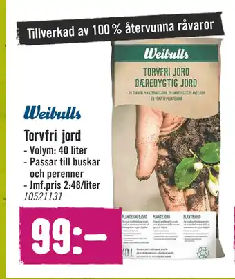 Hornbach Torvfri jord erbjuda
