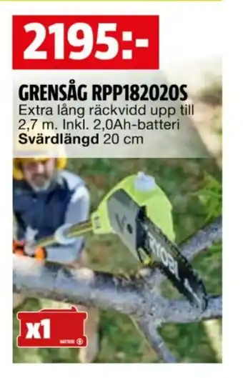 Bauhaus GRENSÅG RPP182020S erbjuda