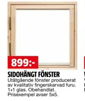 Bauhaus SIDOHÄNGT FÖNSTER erbjuda
