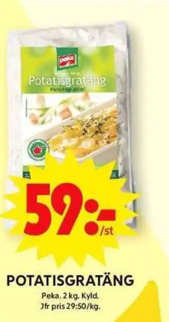 ICA Maxi POTATISGRATÄNG Peka erbjuda