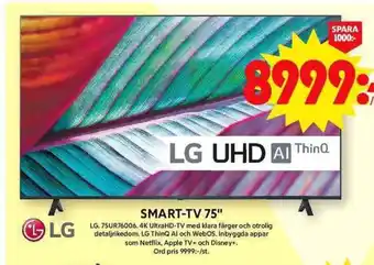 ICA Maxi SMART-TV 75" LG erbjuda