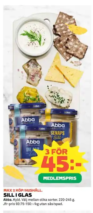 Coop SILL I GLAS erbjuda