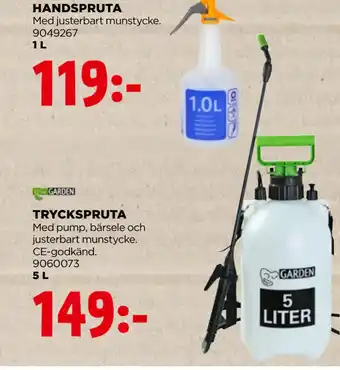 Jem&Fix TRYCKSPRUTA erbjuda