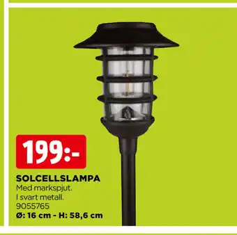 Jem&Fix SOLCELLSLAMPA erbjuda