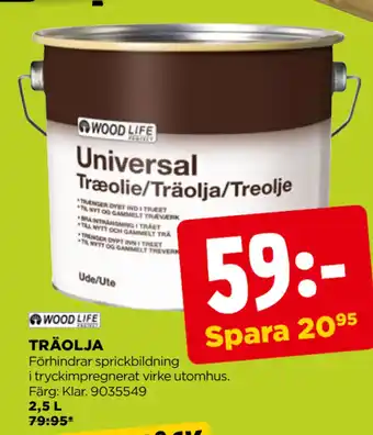 Jem&Fix TRÄOLJA erbjuda