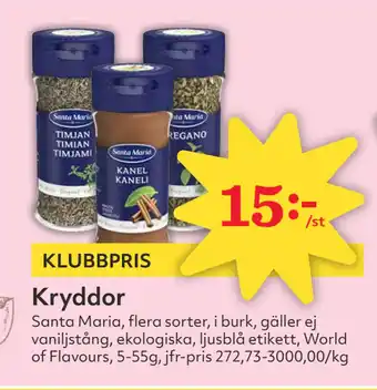 Hemköp Kryddor erbjuda