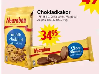 Matöppet Chokladkakor erbjuda