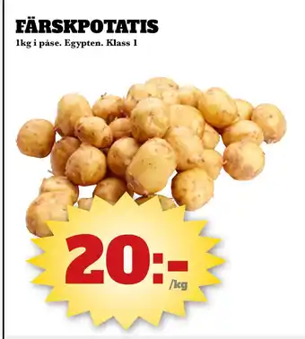 Bonum Matmarknad FÄRSKPOTATIS erbjuda