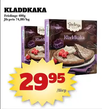 Bonum Matmarknad KLADDKAKA erbjuda