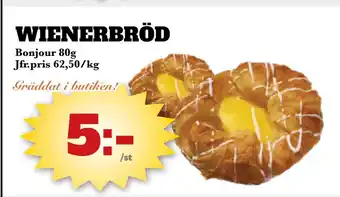 Bonum Matmarknad WIENERBRÖD erbjuda