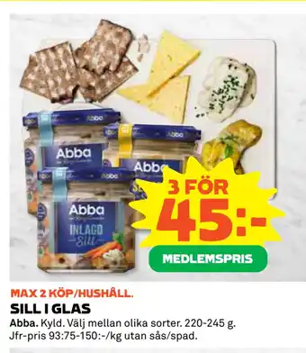 Coop Daglivs SILL I GLAS erbjuda