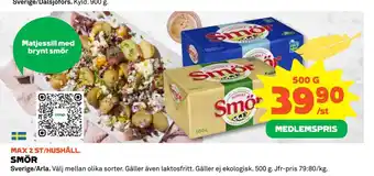 Coop Daglivs SMÖR erbjuda
