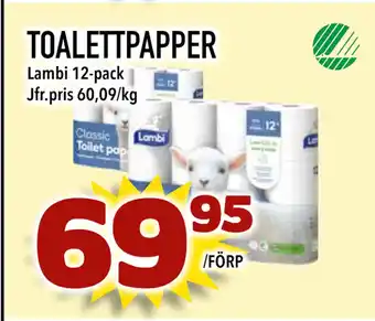 Din Mat TOALETTPAPPER erbjuda