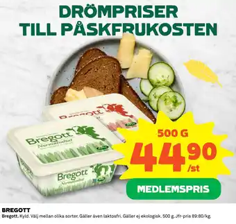 Coop Daglivs BREGOTT erbjuda