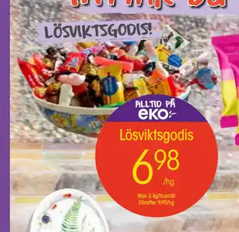 EKO Lösviktsgodis erbjuda