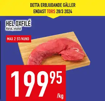 Matdax HEL OXFILÉ erbjuda