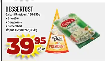 Nelins DESSERTOST erbjuda