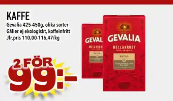 Nelins KAFFE erbjuda