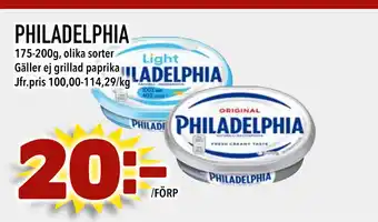 Nya Pulsen PHILADELPHIA erbjuda
