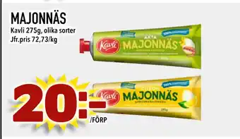 Nya Pulsen MAJONNÄS erbjuda