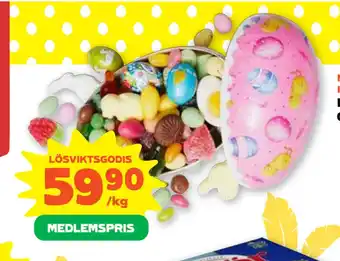Stora Coop LÖSVIKTSGODIS erbjuda