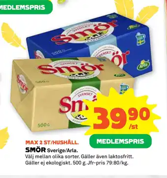 Stora Coop SMÖR erbjuda