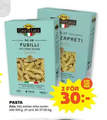 Stora Coop PASTA erbjuda