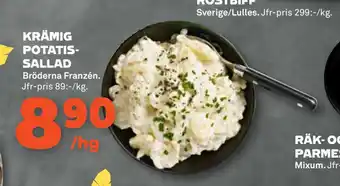 Stora Coop KRÄMIG POTATISSALLAD erbjuda