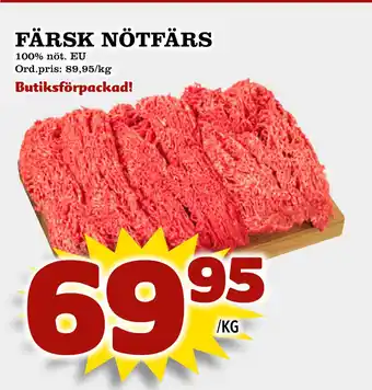 Supergrossen FÄRSK NÖTFÄRS erbjuda