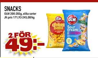 Supergrossen SNACKS erbjuda