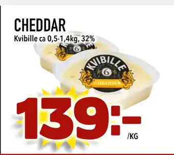 Supergrossen CHEDDAR erbjuda