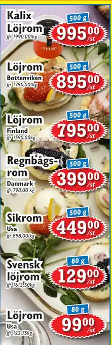 T-jarlen Löjrom erbjuda