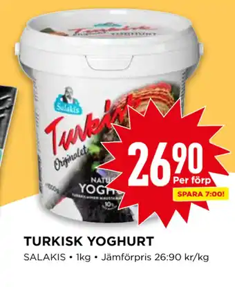 Willys TURKISK YOGHURT erbjuda